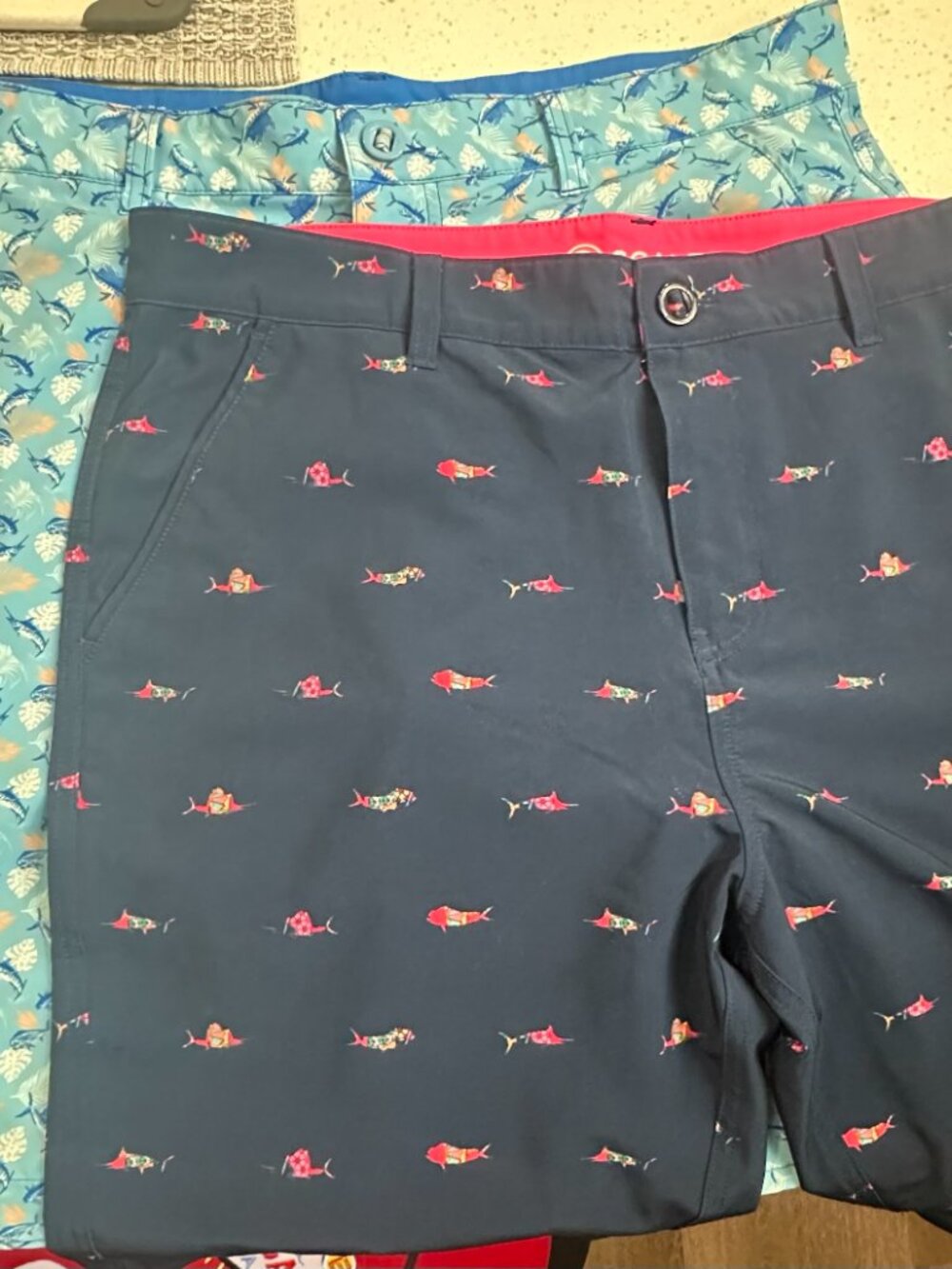 2 Pack Scales Blue Gear Men's Walkshorts